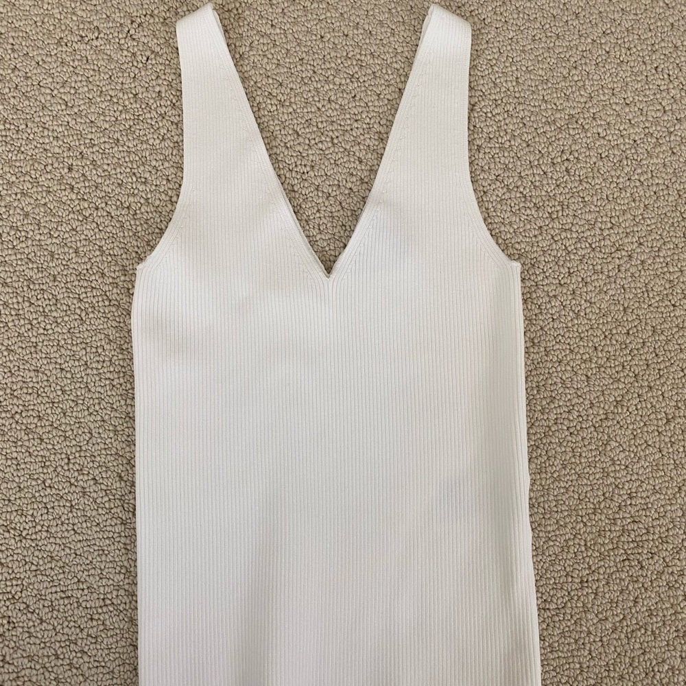 & Other Stories Ribbed V-neck Tank